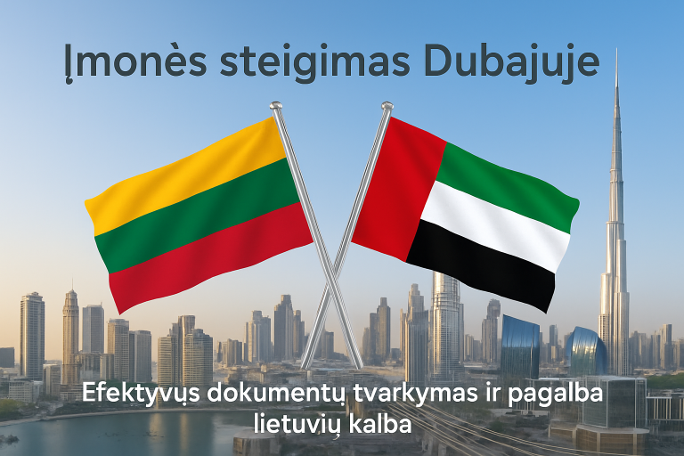 Verslo steigimas Dubajuje